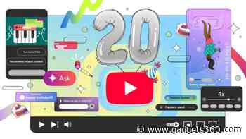 YouTube Reportedly Rolls Out New UI for Video Player; Adds Features to Commemorate 20th Anniversary