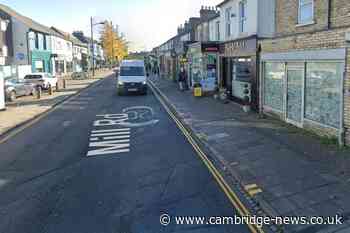 Cyclist injured after car crashes into Cambridge shop