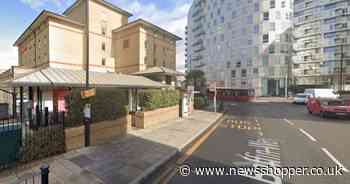 Man has unknown substance thrown at him in Canary Wharf