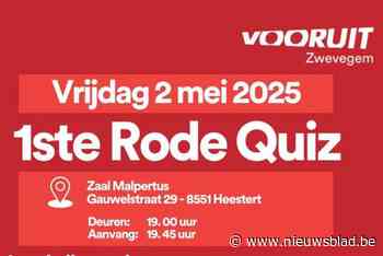 Vooruit pakt uit met eerste ‘Rode Quiz’