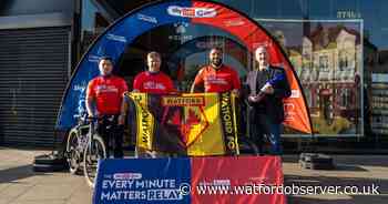 Watford legend Troy Deeney back at Vicarage Road for charity cycle