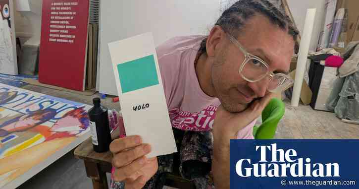British artist claims he has created paint in ‘new’ colour announced by scientists