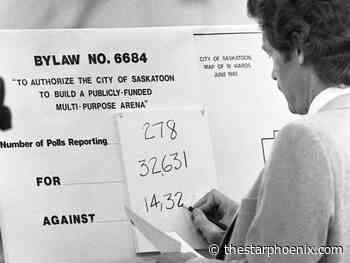 Saskatonians vote in favour of new arena in 1986