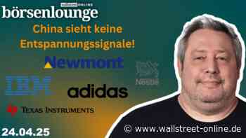 wO Börsenlounge : IBM | Nestle | Adidas - Newmont profitiert endlich vom Goldpreis