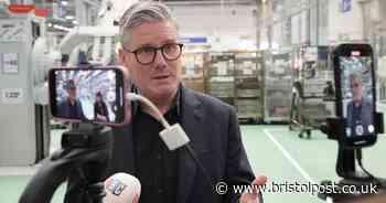 Keir Starmer condemns deadly Russian attacks on Ukraine during visit to Rolls-Royce in Bristol