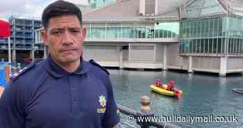 Firefighters carry out water rescue in Princes Quay ahead of dangerous summer months