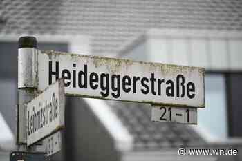 Kontroverse um Heideggerstraße: Stadtverwaltung äußert sich