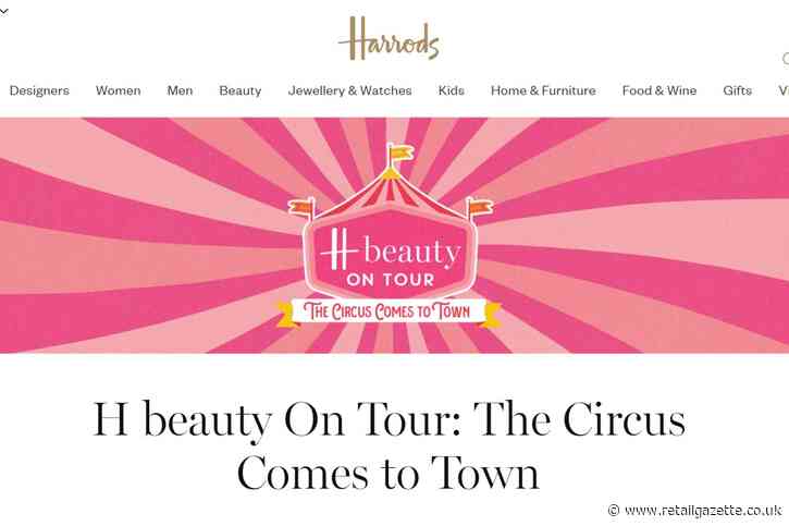 Harrods’ H Beauty returns with circus-themed pop-up tour across UK cities