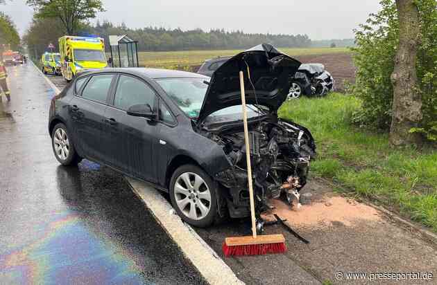 POL-CUX: Schwerer Verkehrsunfall nach Überholvorgang auf der Hagener Landstraße (Foto im Anhang)