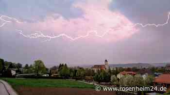 Erst Blitz, dann heftiger Hagel: So dramatisch traf das Unwetter die Region – vor allem Bad Aibling