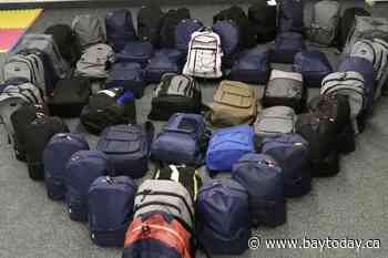 Backpacks of Love are filled with donated essential items