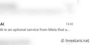 WhatsApp: AI-chatbot is niet uit te schakelen, zoals channels en status