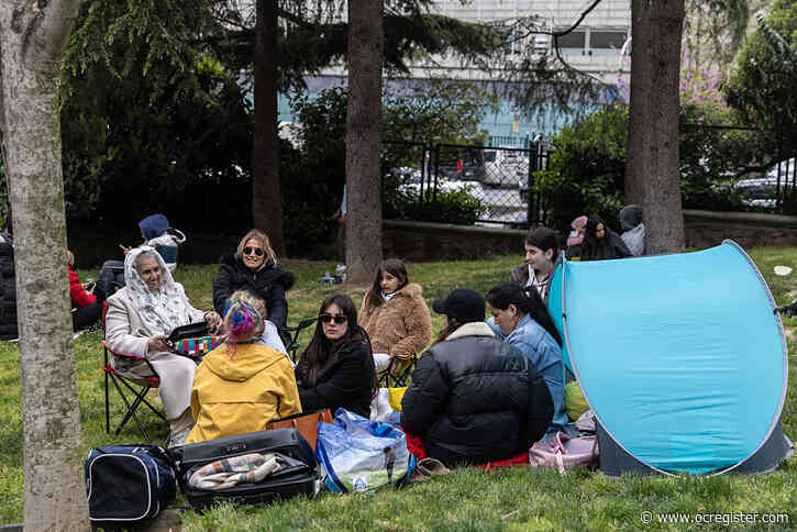 Istanbul residents spend the night outdoors after a strong earthquake and aftershocks