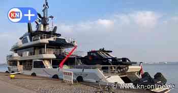 „Top Gun“ am Tiessenkai: Megayacht auf Weltreise