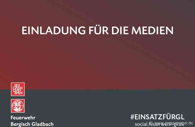 FW-GL: Presseeinladung: Feierlicher Termin bei der Feuerwehr Bergisch Gladbach - Zeugnisübergabe, Beförderungen, Ehrungen und Vereidigung