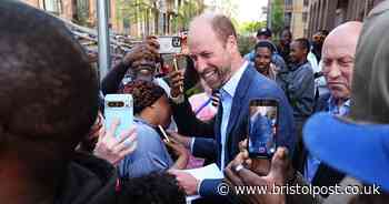 Prince William hugged by fans during visit to ‘fantastic’ youth centre