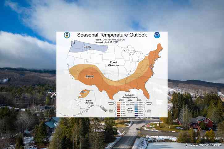 Warm Temps Forecasted for Next Ski Season in New England