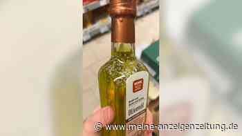 „Was ist das im Olivenöl?“ – Rewe-Mitarbeiter von weißen Flocken verunsichert