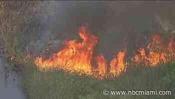 Brush fire continues to burn, consumes 495 acres near Weston