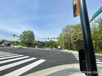New traffic light goes live at crash-prone crossing near Lubber Run Community Center