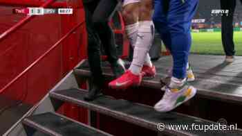 PSV houdt adem in: sterspeler wordt van trap gedragen