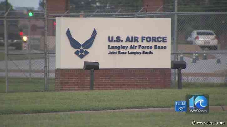 Small plane crashes at Langley Air Force Base in Virginia
