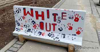 Winnipeg middle school students provide barricade art for Whiteout parties