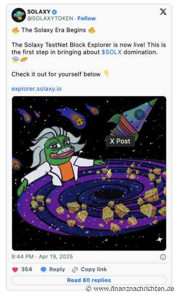 Solana-Kurs wieder explosiv, während Solaxy-Presale 31,4 Mio. USD erzielt