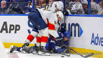 Schmidt scores again as Panthers beat Lightning 2-0 for 2-0 series lead