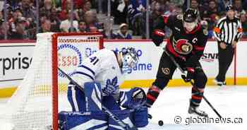Leafs down Sens in OT take 3-0 series lead