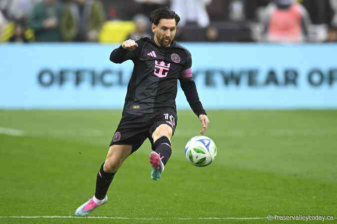 Superstar Lionel Messi in starting lineup for Inter Miami CF against Whitecaps