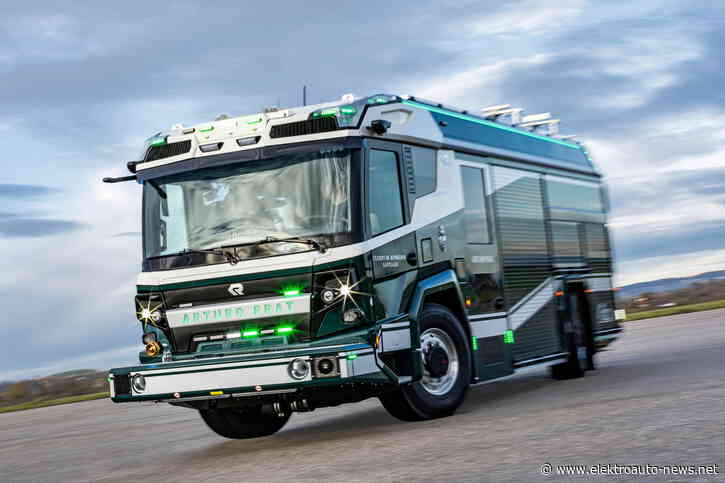 Rosenbauer liefert erstes Elektro-Löschfahrzeug nach Südamerika