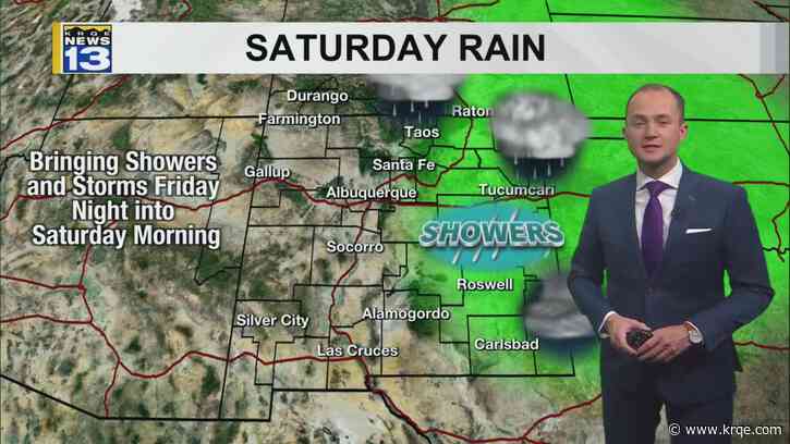 Showers and storms likely for parts of New Mexico Saturday