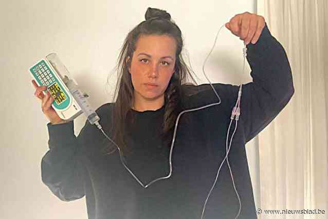 Sara (39) moet levenslang wekelijks aan infuus liggen: “Maar ik geef hoop nooit op”
