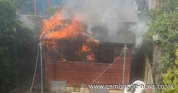 Cambs man warns of e-bike battery dangers after explosive shed fire
