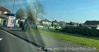Woman taken to hospital after being hit by car on busy road in Warrington