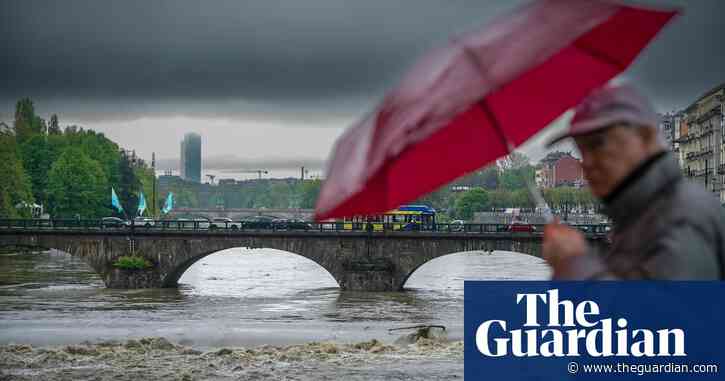 Weather tracker: thunderstorms lash Italy in aftermath of Storm Hans