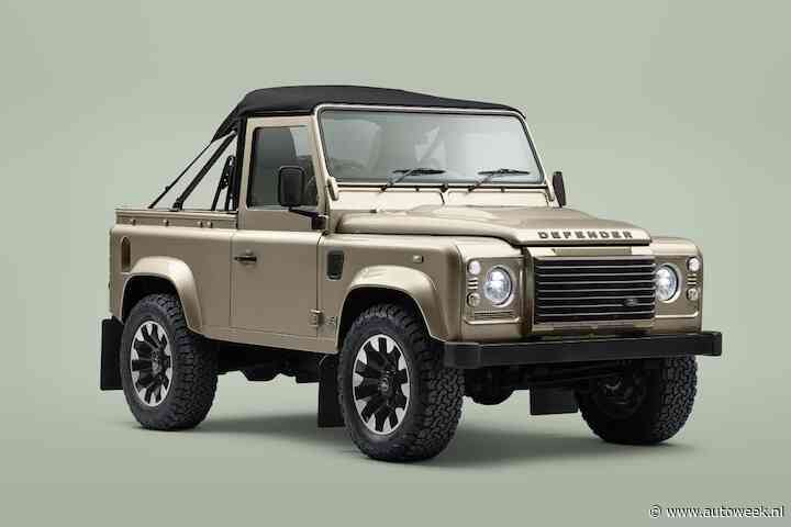 Land Rover knapt oude Defender V8 Soft Top op