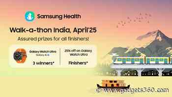 Samsung Kicks Off Biggest Walk-a-thon India Challenge Yet: Galaxy Watch Ultra Up For Grabs!