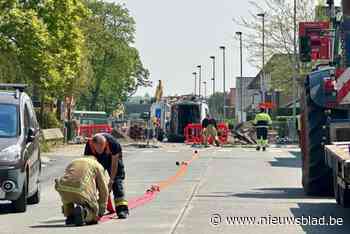 Gaslek tijdens werkzaamheden snel opgelost