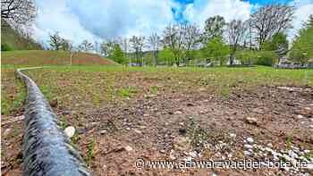 Deutliche Verzögerungen: Beim    Spielplatzbau im Nagolder Kleb  ist Sand im Getriebe