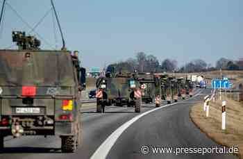 Achtung Konvoi - Bundeswehrpanzer unterwegs