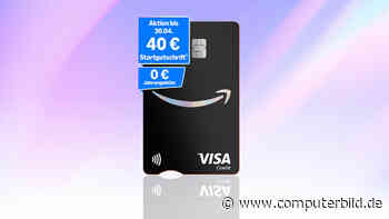 Amazon: VISA-Kreditkarte mit bis zu 40 Euro Startguthaben und 80 Euro Bonuszahlung