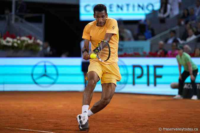 Canada’s Auger-Aliassime ousted in straight sets at Madrid Open