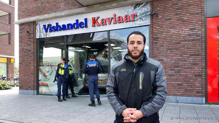 Klant rijdt viswinkel van Mohamed in: 'Besef dat het klaar kon zijn'