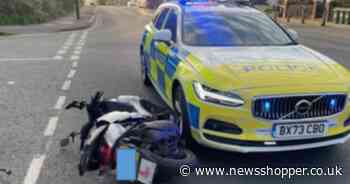 Two 16-year-olds arrested after police ram ‘stolen’ moped in Greenwich