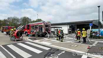 Hürth: Brand in Aldi-Filiale - Großeinsatz