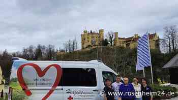 „Es war großartig!“: Ainringer besucht mit Herzenswunsch Hospizmobil Schloss Neuschwanstein