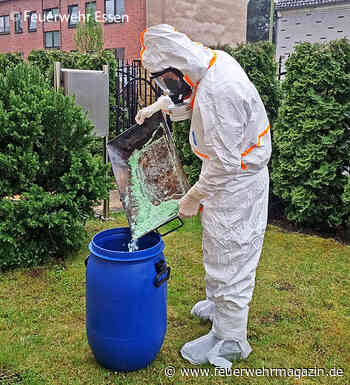 Feuerwehr Essen: Unbekannte Substanz in Treppenhaus