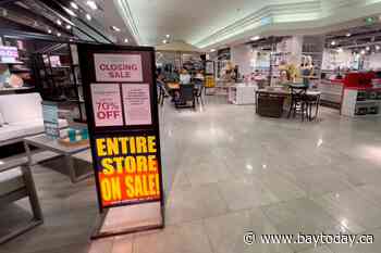 Hudson's Bay liquidation begins at final stores with markdowns of up to 70 per cent